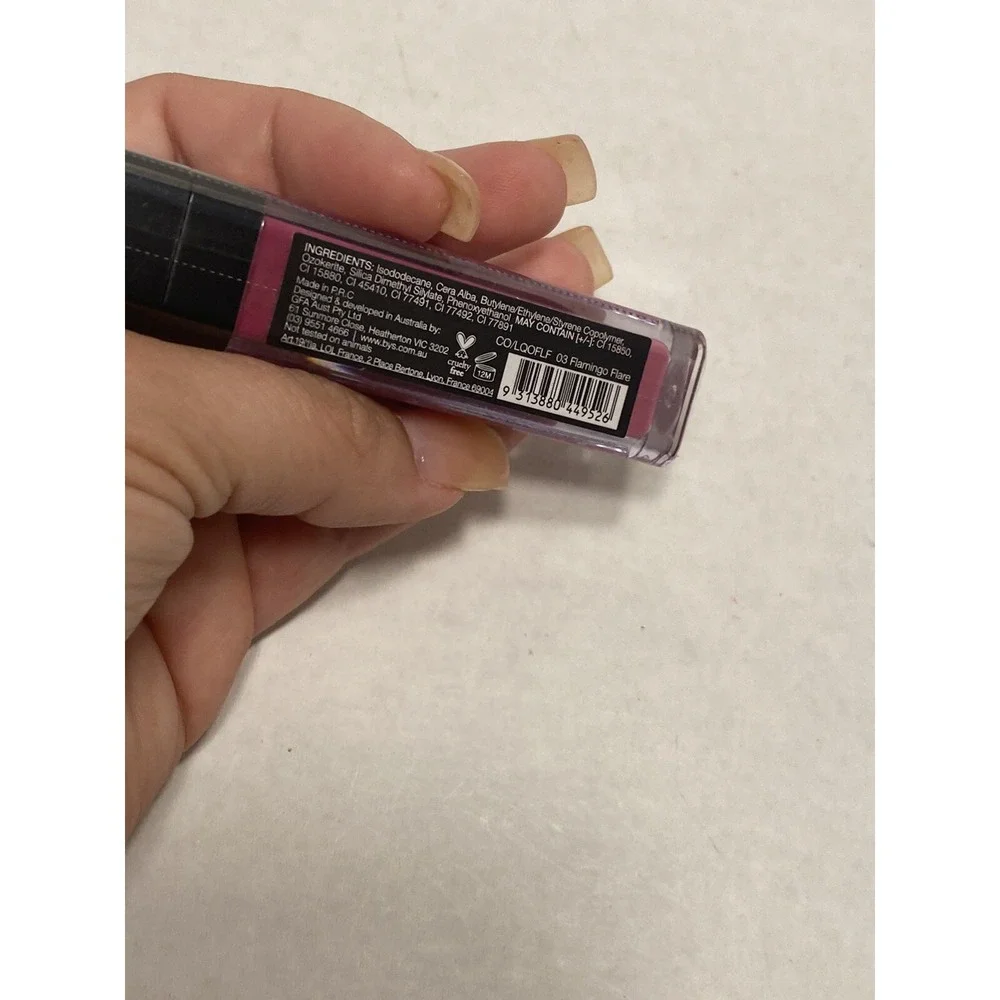 BYS‎ METAL LIPS cream lipstick FLAMINGO FLARE pink 03